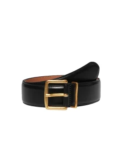 Leren riem zwart