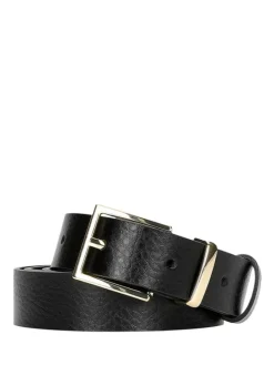 Leren riem zwart