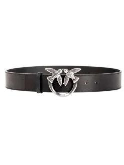 Leren riem zwart
