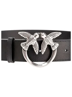 Leren riem zwart