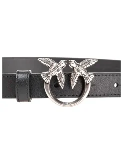 Leren riem zwart