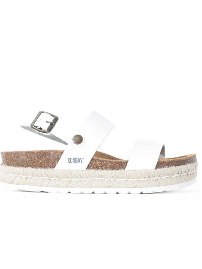 Leren sandalen "Kalmie" wit