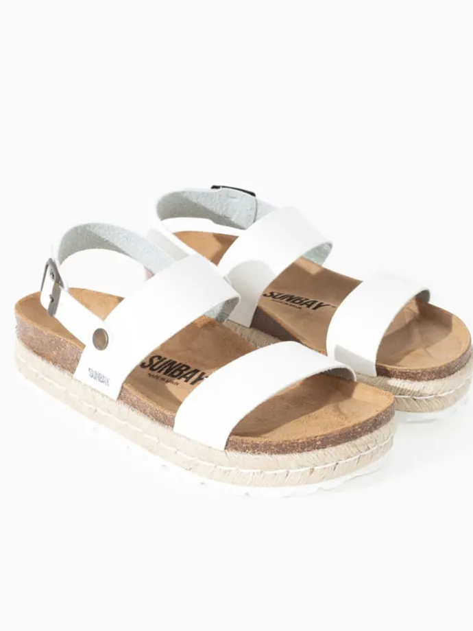 Leren sandalen "Kalmie" wit