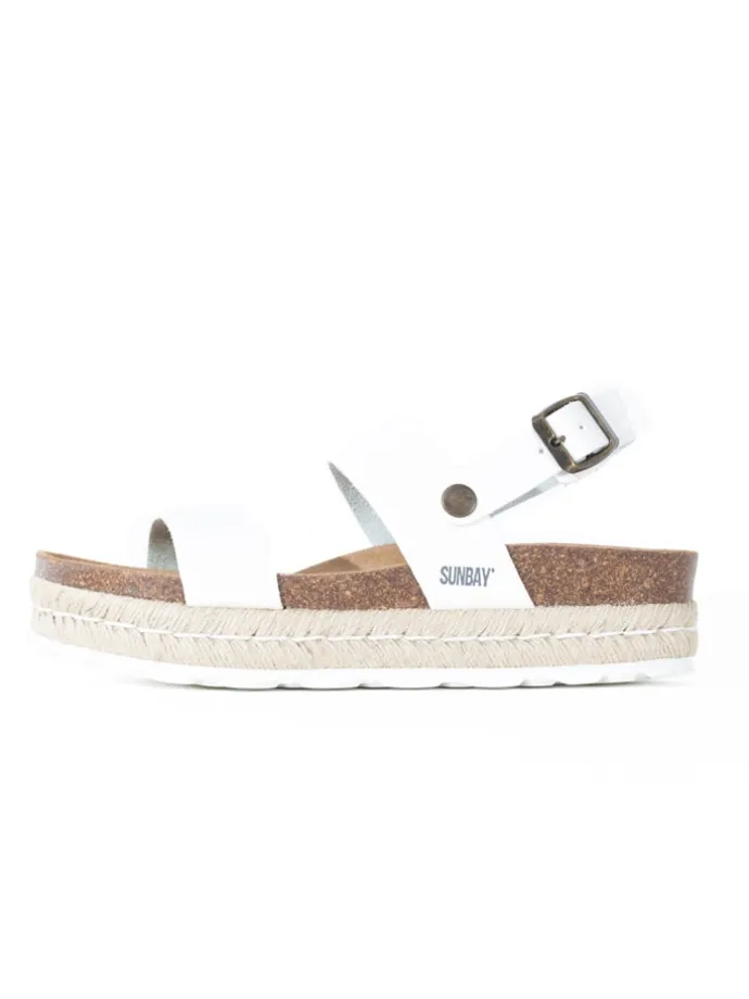 Leren sandalen "Kalmie" wit