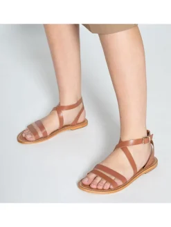 Leren sandalen 