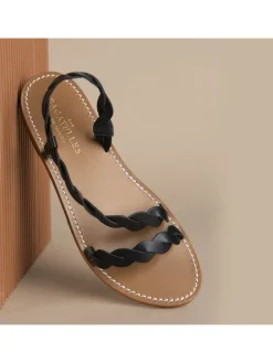 Leren sandalen 
