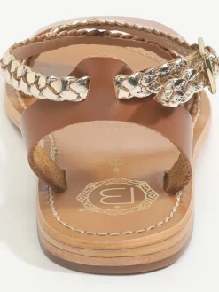 Leren sandalen 