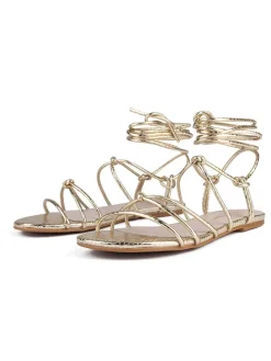 Leren sandalen 