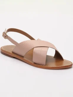 Leren sandalen 