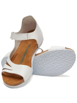 Leren sandalen wit