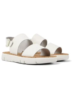 Leren sandalen wit