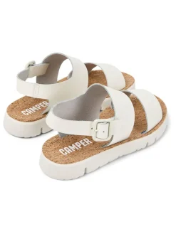 Leren sandalen wit