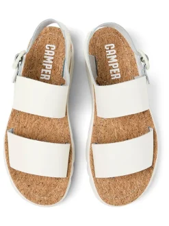 Leren sandalen wit