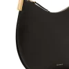 Leren schoudertas zwart - (B)38 x (H)26 x (D)5 cm