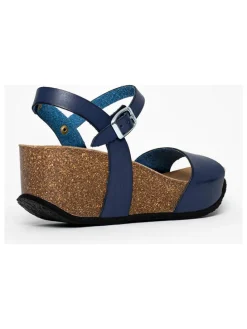 Leren sleehaksandalen 