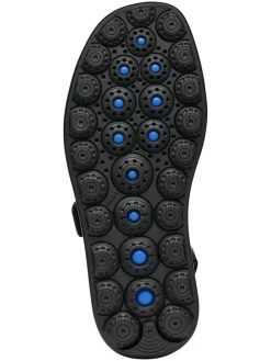 Leren sleehaksandalen 