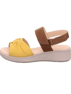 Leren sleehaksandalen 