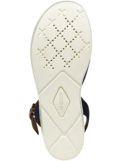 Leren sleehaksandalen 