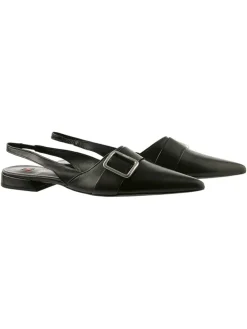 Leren slingballerina's 