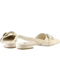 Leren slingballerina's 