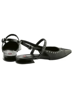 Leren slingballerina's 