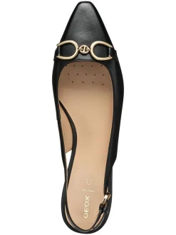 Leren slingballerina's 