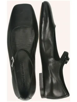 Leren slingballerina's 