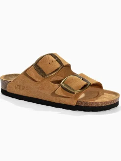 Leren slippers