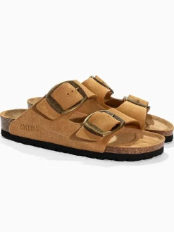 Leren slippers