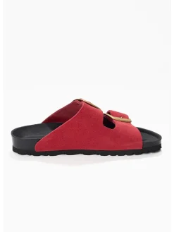 Leren slippers 