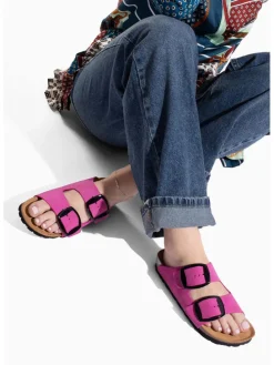 Leren slippers