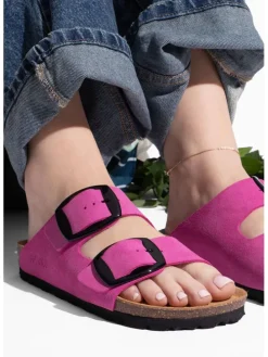 Leren slippers