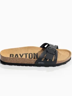 Leren slippers 