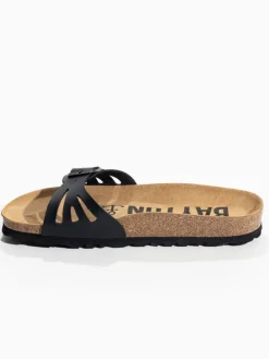 Leren slippers 
