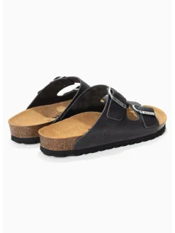 Leren slippers 