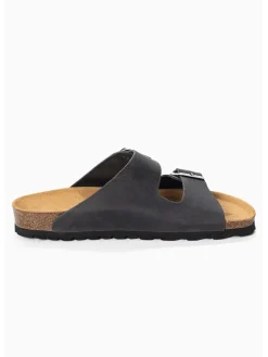 Leren slippers 