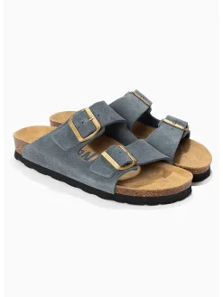 Leren slippers 