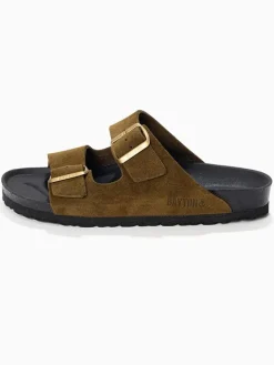 Leren slippers 