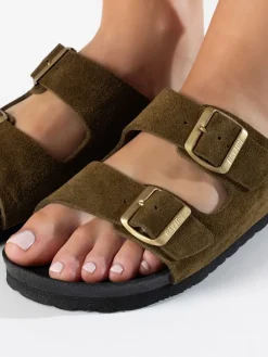 Leren slippers 