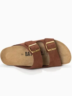 Leren slippers 