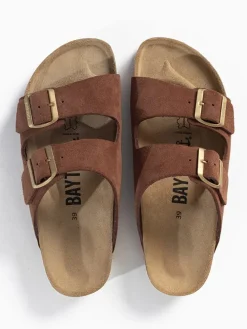 Leren slippers 