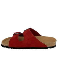 Leren slippers "Atlas" rood