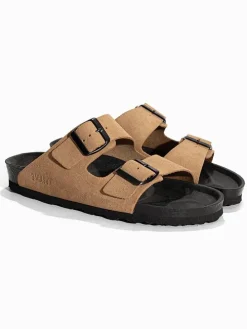 Leren slippers 