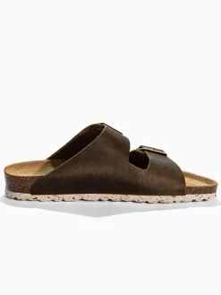 Leren slippers 