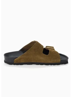 Leren slippers 