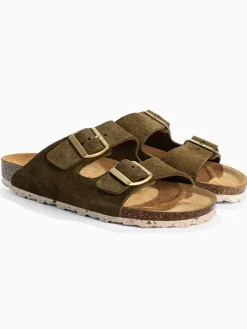 Leren slippers 