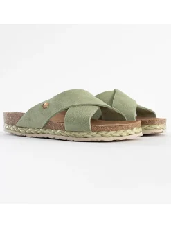 Leren slippers 