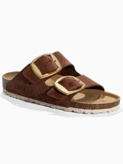 Leren slippers