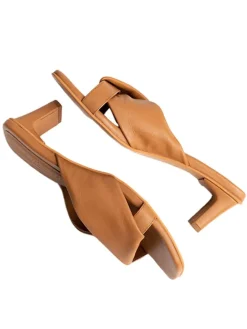 Leren slippers 