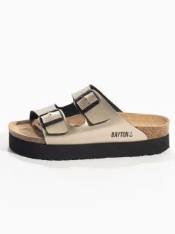 Leren slippers 